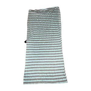 Rampage Grey And Blue Stripe Infinity Scarf Size OS